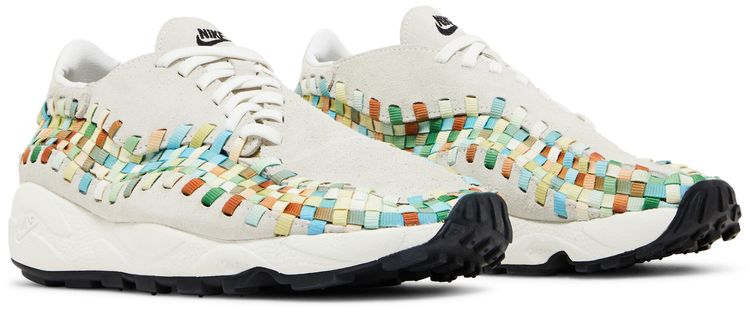Wmns Air Footscape Woven Summit White Rainbow