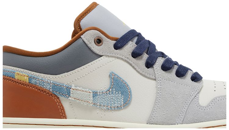 Air Jordan 1 Low SE Repaired Denim Swoosh