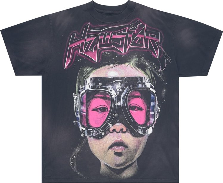 Hellstar The Future T-Shirt 'Black/Pink'