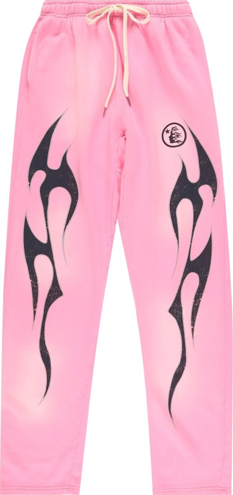 Hellstar Flame Sweatpants 'Pink/Black'