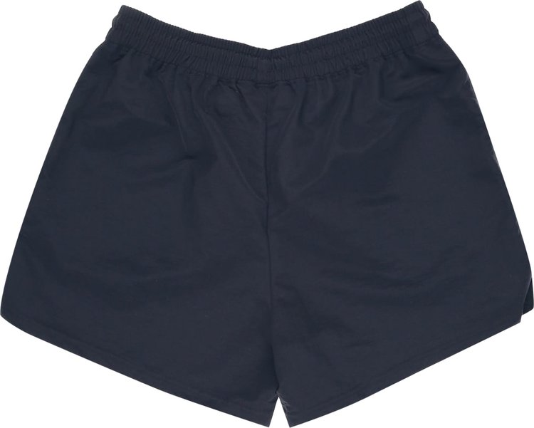 Hellstar Waxed Nylon Athletic Shorts Black