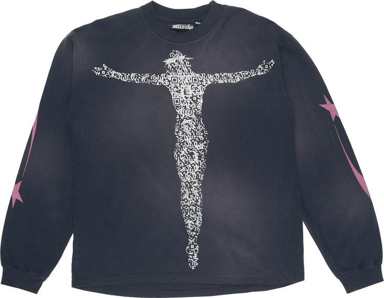 Hellstar QR Code Long-Sleeve T-Shirt 'Black'