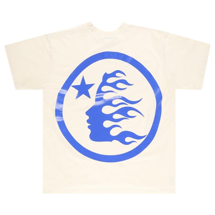 Hellstar Gel Sport Logo T Shirt WhiteBlue