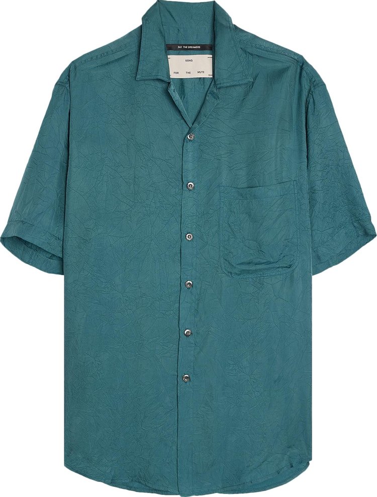 Song for the Mute Short-Sleeve Oversized Shirt 'Blue'