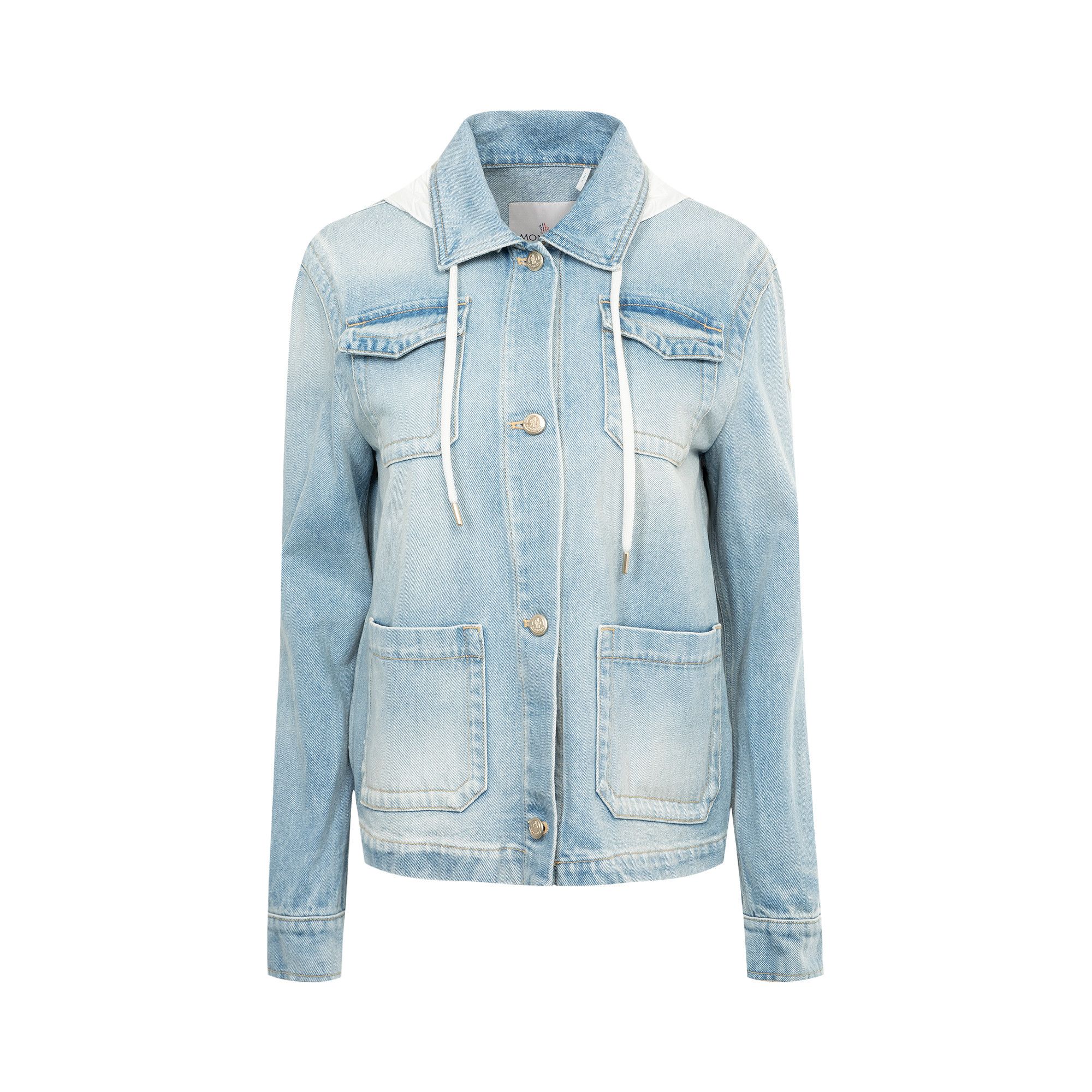 MONCLER MELISSA フード付きデニムジャケット MONCLER MELISSA フード付きデニムジャケット
