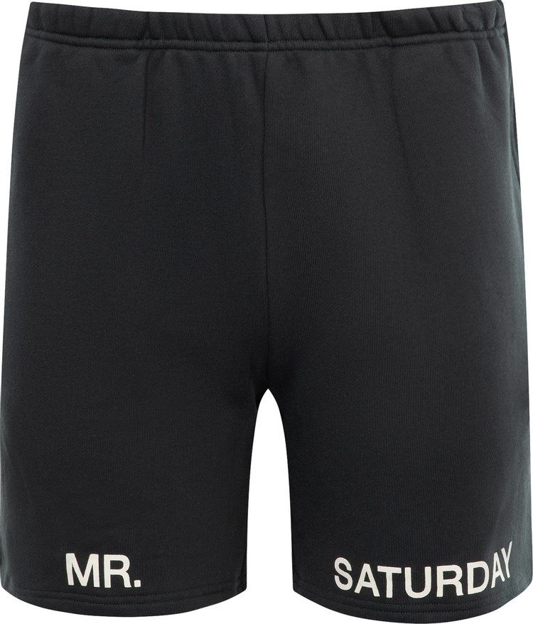 Mr Saturday Core Sweat Short Black