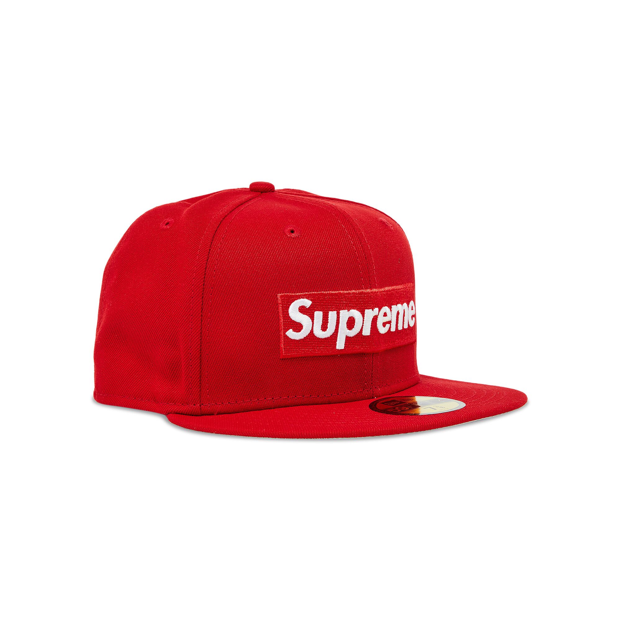 Supreme Sharpie Box Logo New Era Fitted Cap Red - SS24 - US