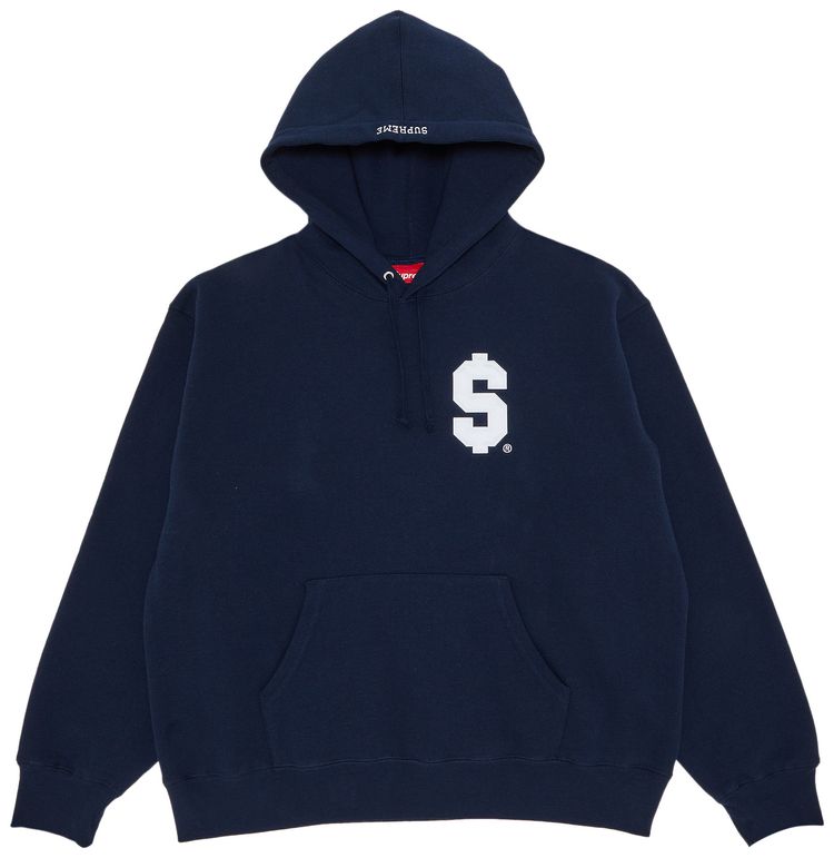 Supreme  Hooded Sweatshirt Navy