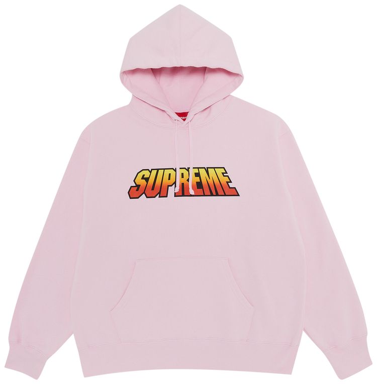 Supreme Gradient Hooded Sweatshirt Light Pink