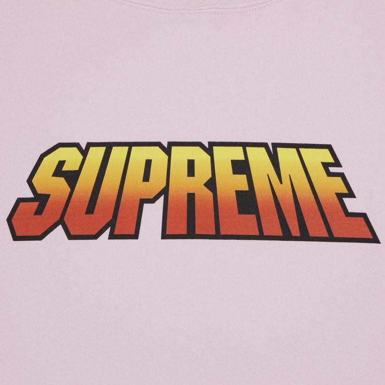 Supreme Gradient Hooded Sweatshirt Light Pink