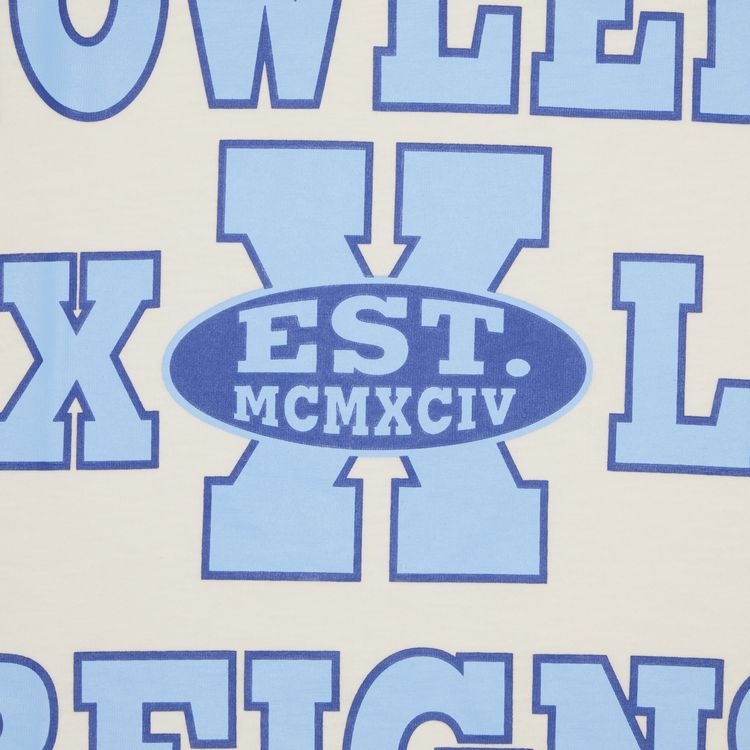 Supreme Overprint Knowledge Short Sleeve Top Cream