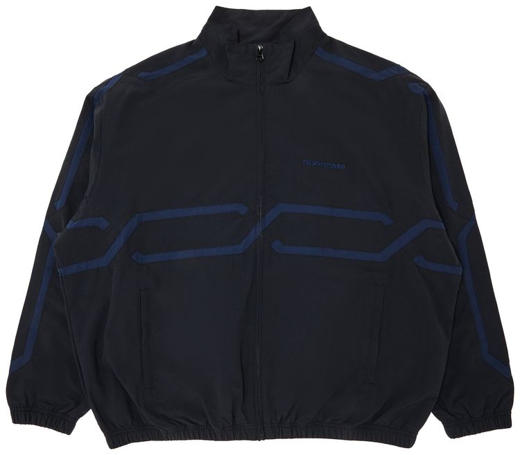 Supreme Inset Link Track Jacket Black