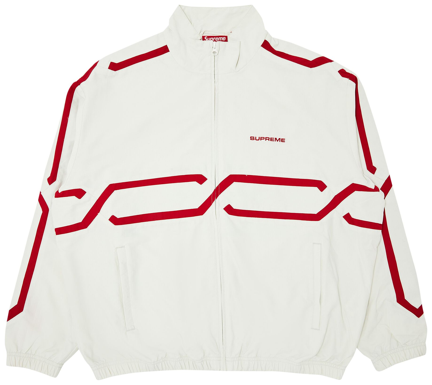 Buy Supreme Inset Link Track Jacket 'Light Grey' SS24J58 LIGHT GREY