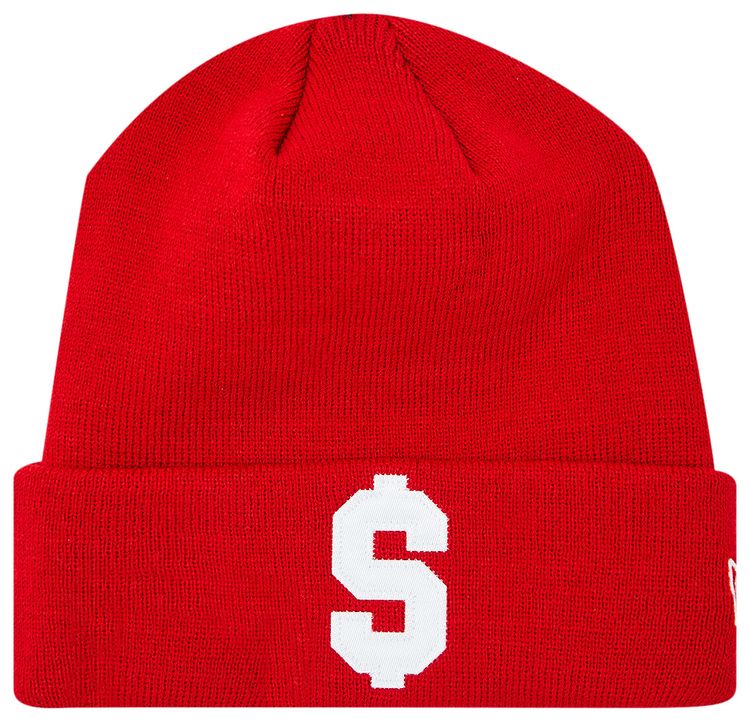 Supreme x New Era  Beanie Red