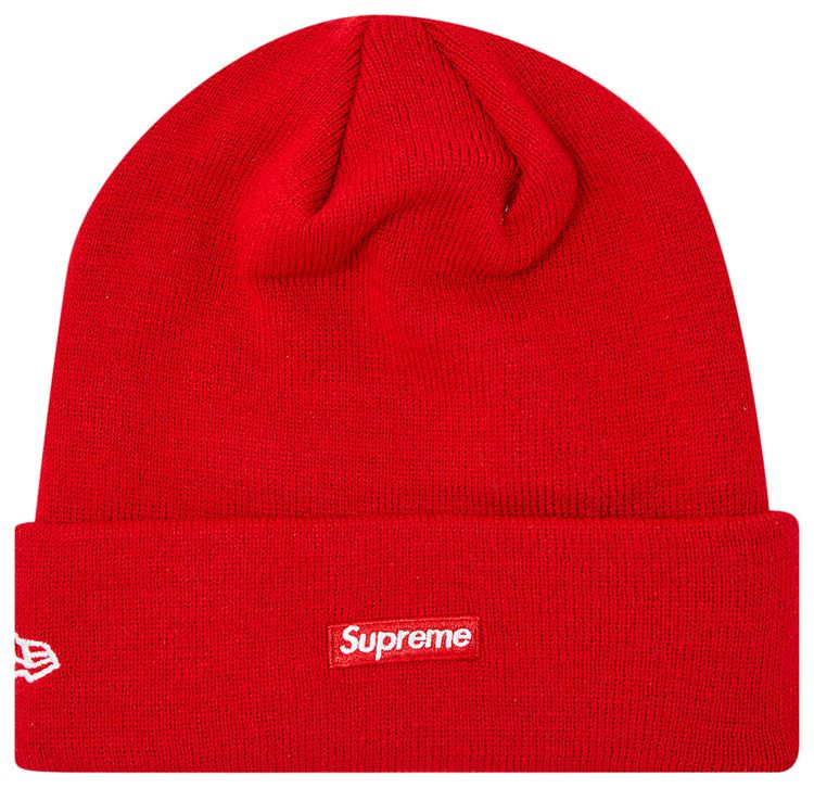Supreme x New Era  Beanie Red