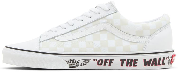 Vans SE Bikes x Style 36 Blocks Flyer   White Reflective