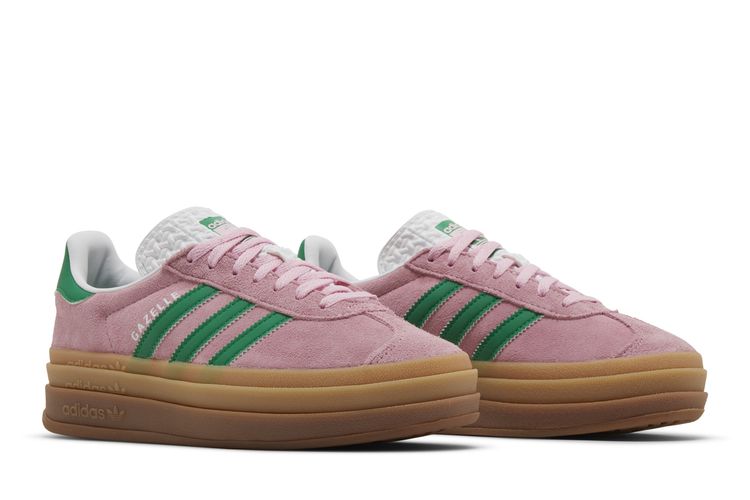 adidas gazelle silver green womens Gazelle Bold Womens Lifestyle Shoes (Green/Blue) Final Sale