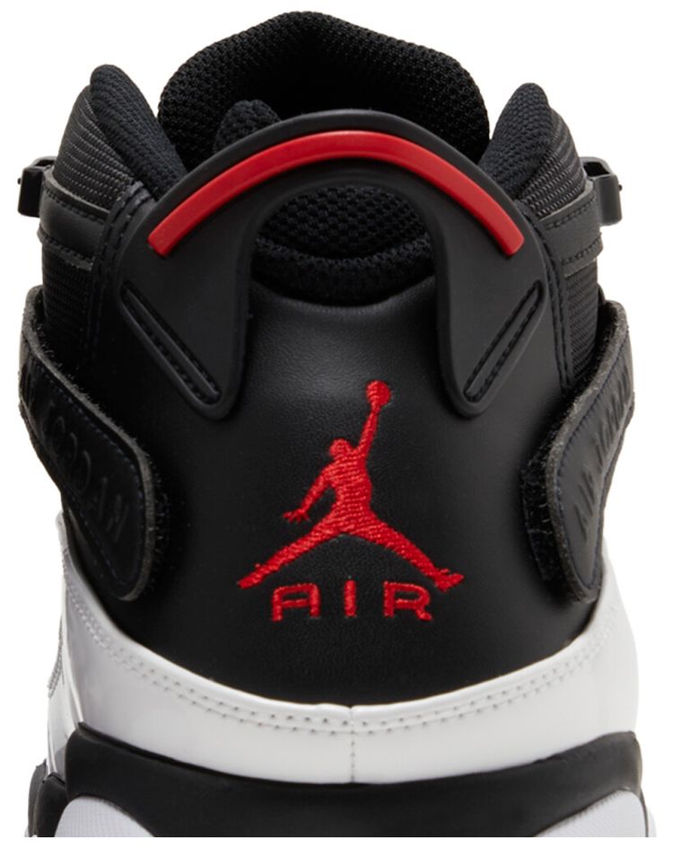 Air Jordan 6 Rings Black Varsity Red