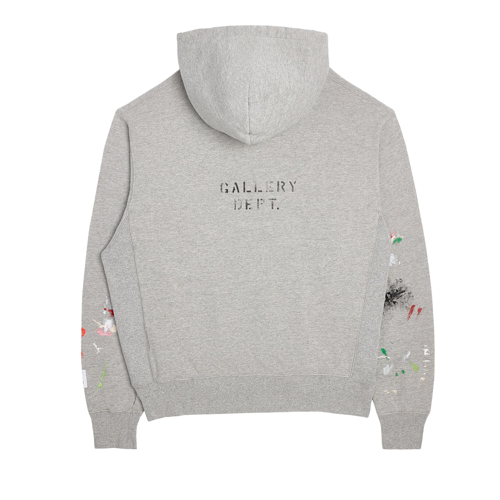Buy Gallery Dept. Logo Painted Hoodie 'Heather Grey' - DT 2020R
