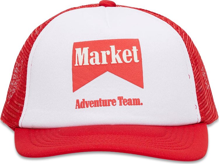 Market Adventure Team Trucker Hat 'Red'