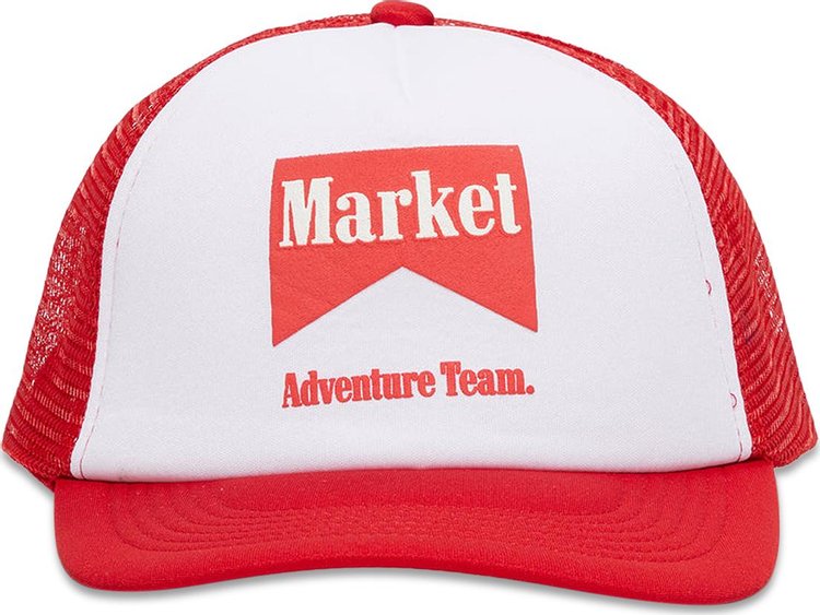 Market Adventure Team Trucker Hat Red