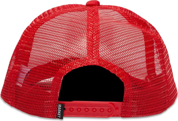 Market Adventure Team Trucker Hat Red