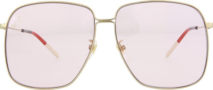 Gucci Gradient Oversized Sunglasses 'Gold/Pink'