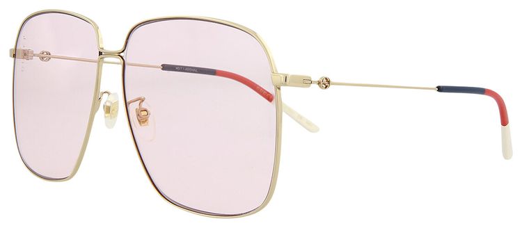 Gucci Gradient Oversized Sunglasses GoldPink