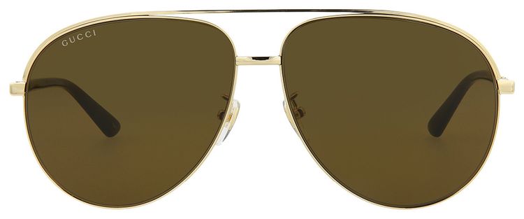 Gucci Aviator Sunglasses GoldBrown