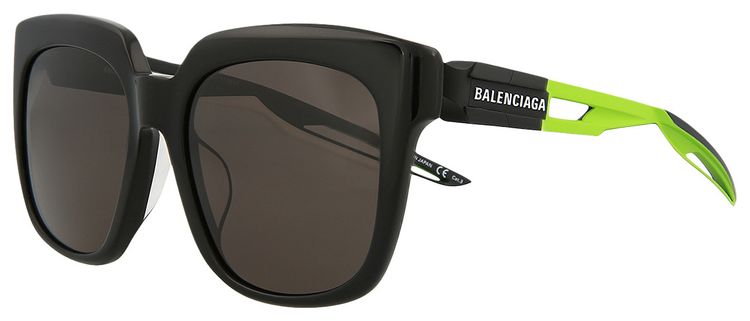 Balenciaga Square Sunglasses BlackGreenGrey