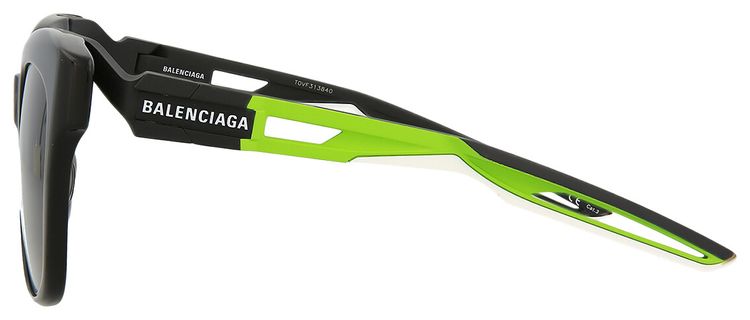 Balenciaga Square Sunglasses BlackGreenGrey