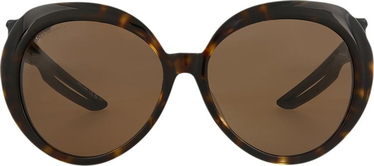 Balenciaga Round Sunglasses HavanaBlackBrown