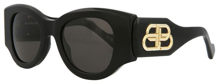 Balenciaga Round Sunglasses BlackGrey
