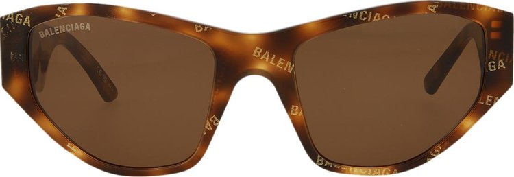 Balenciaga Cat Eye Sunglasses 'Havana/Brown'