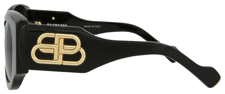 Balenciaga Round Sunglasses BlackGrey