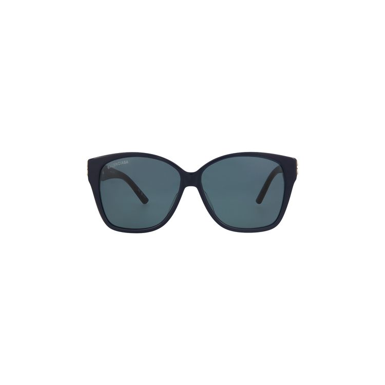 Balenciaga Geometric Sunglasses BlueSilverBlue