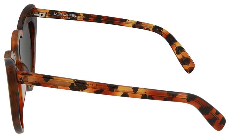 Saint Laurent Heart Sunglasses HavanaGrey