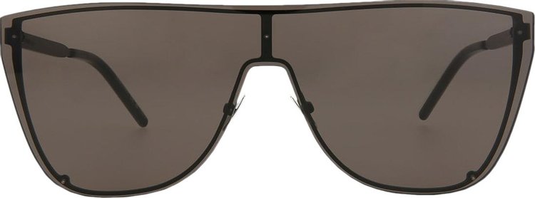 Saint Laurent Shield Sunglasses 'Black Black Black'