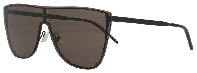 Saint Laurent Shield Sunglasses Black Black Black