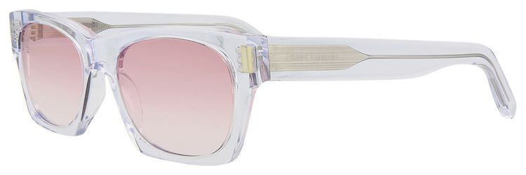 Saint Laurent Rectangular Sunglasses CrystalPink