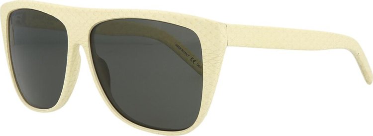 Saint Laurent Square Sunglasses IvoryGrey