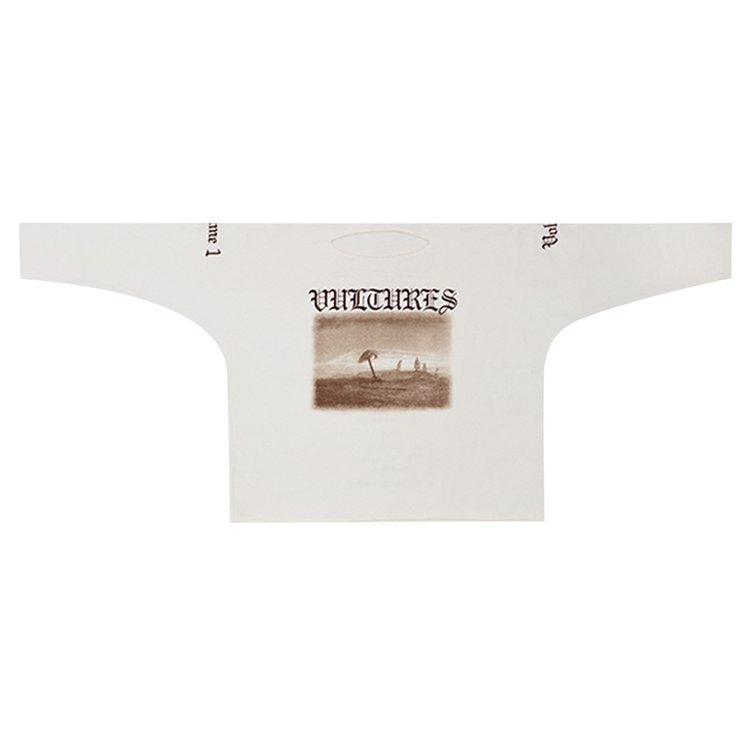 YZY Gosha Vultures Long T White