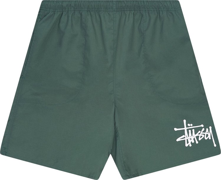 Stussy Big Basic Water Shorts Emerald