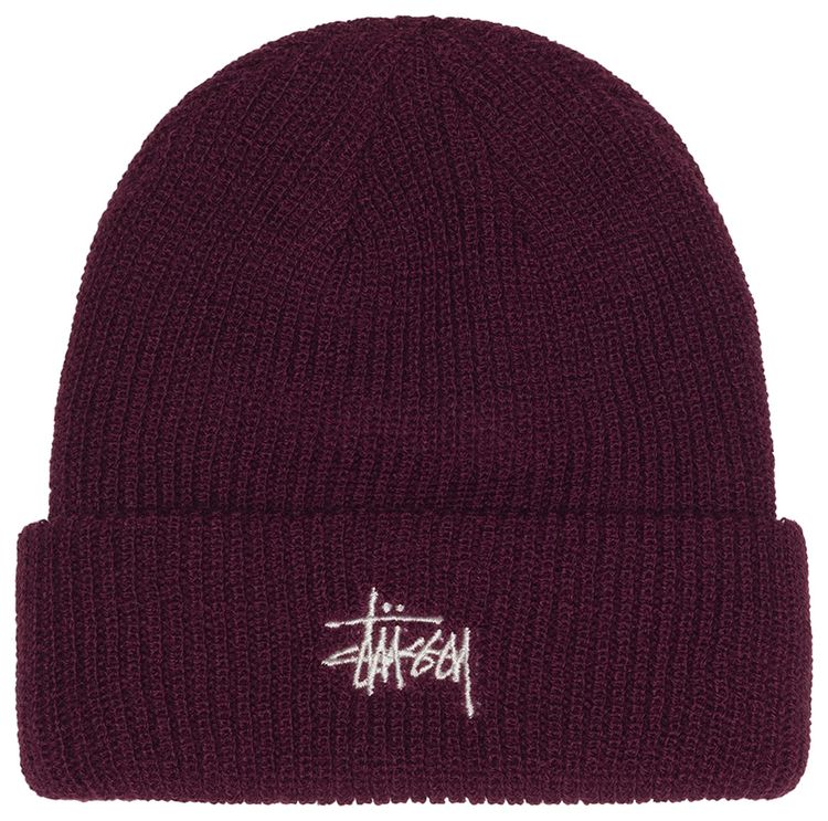 Stussy Basic Cuff Beanie Plumb