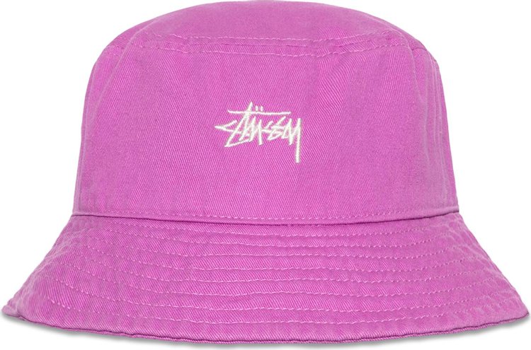 Stussy Stock Bucket Hat 'Purple'