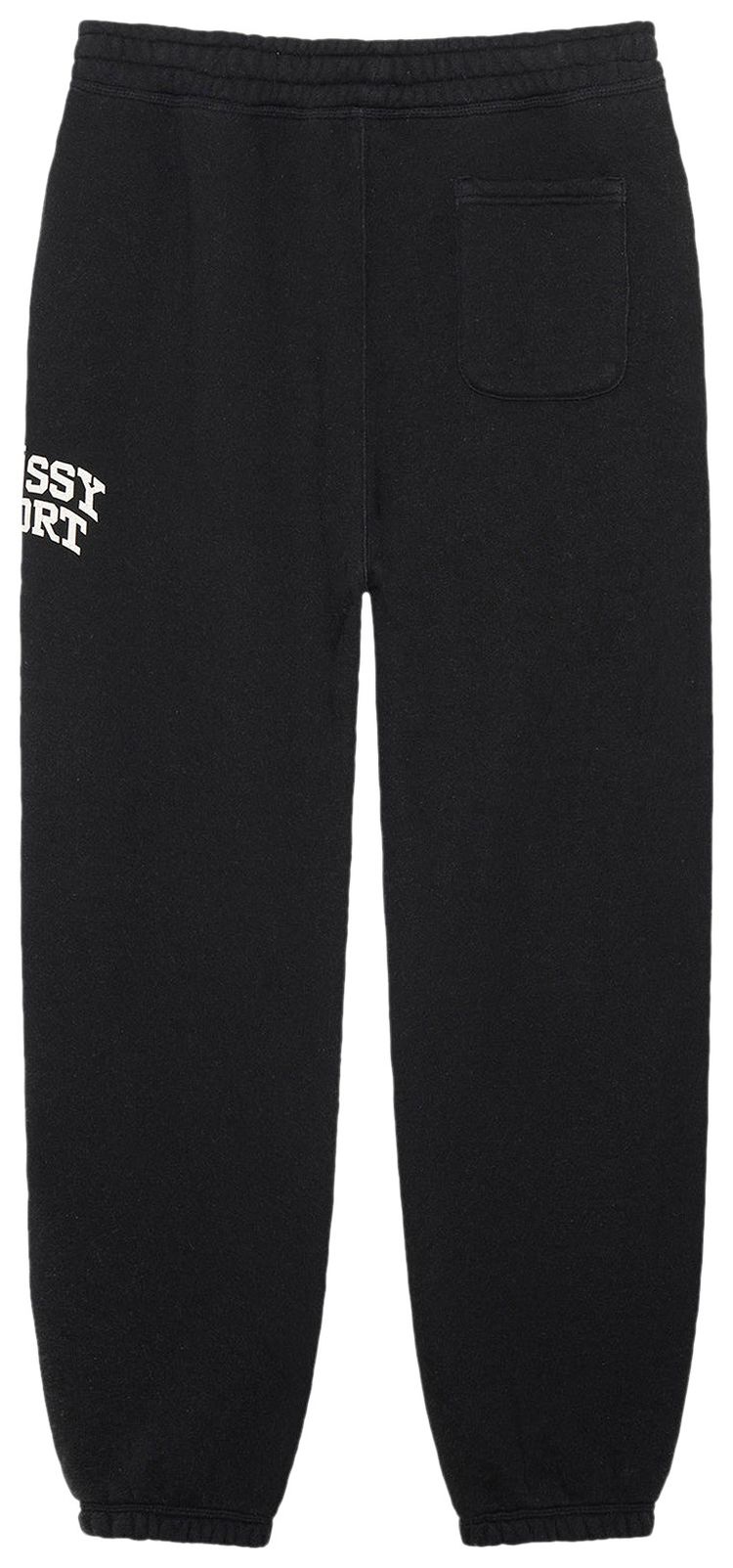Stussy Sport Crackle Fleece Pants Washed Black