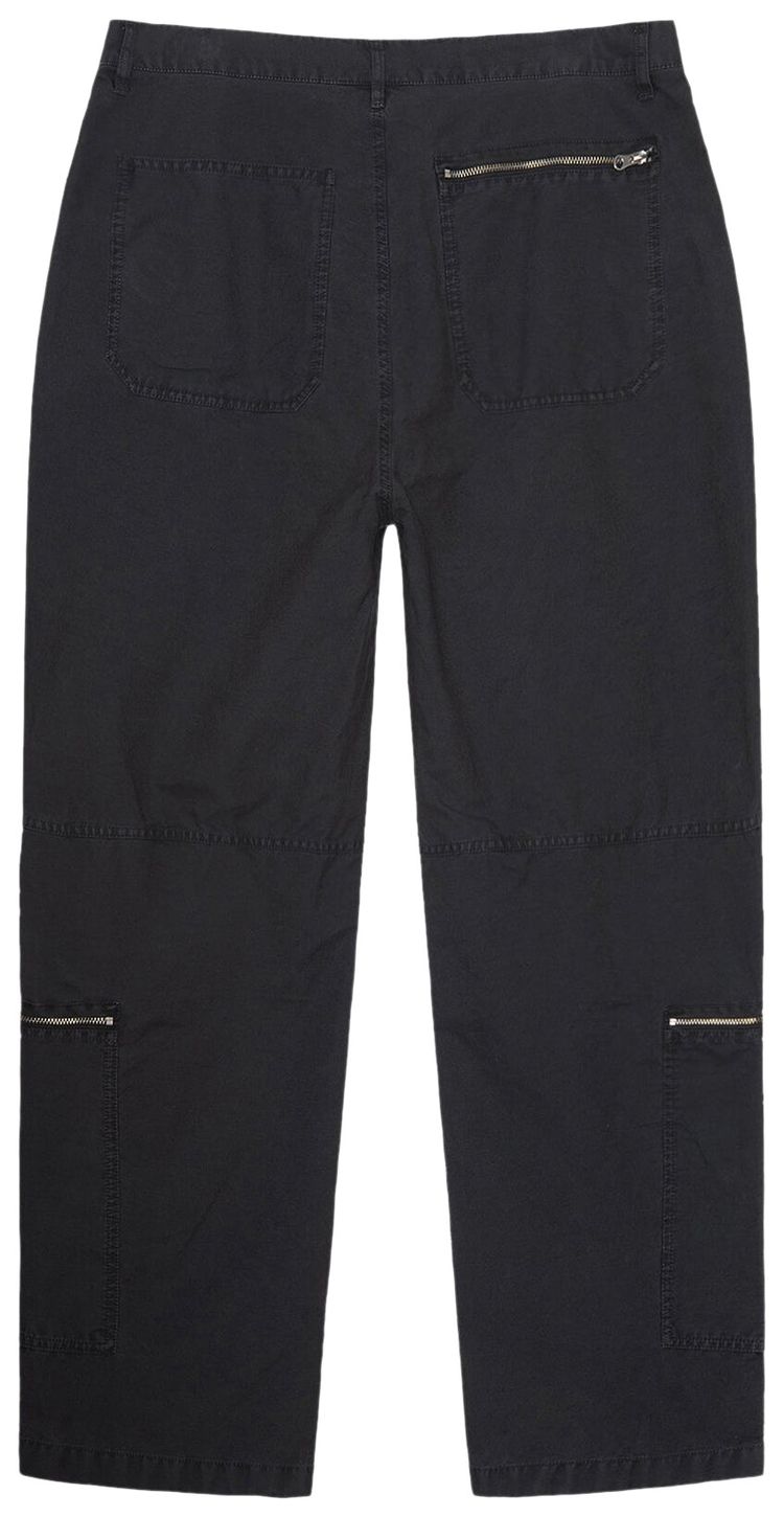Stussy Pigment Dyed Ripstop Flight Pants Black