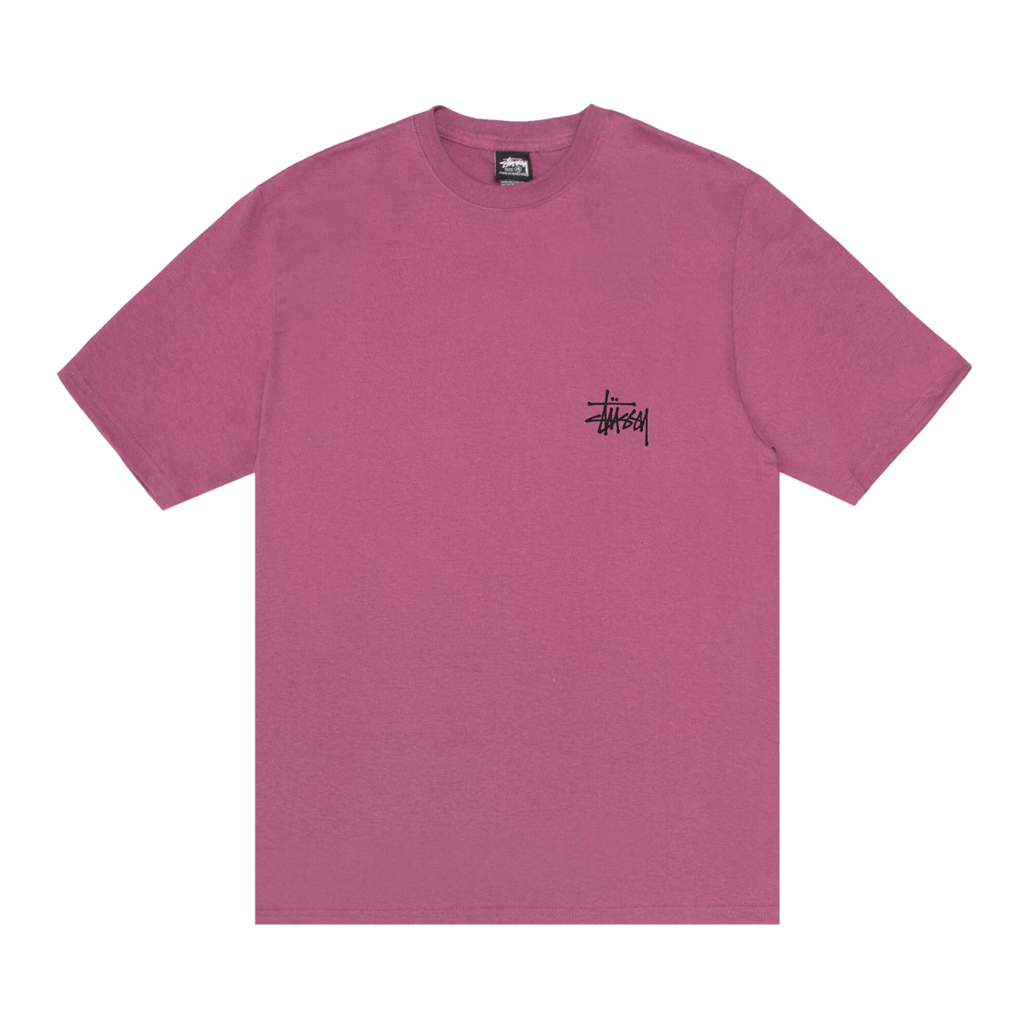 Buy Stussy Basic T-Shirt 'Berry' - 1905000 BERR | GOAT