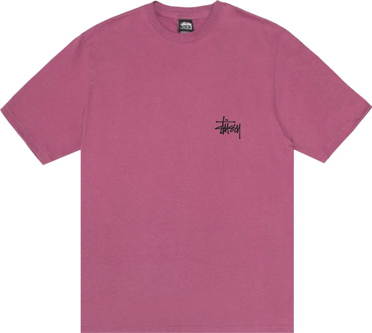 Stussy Basic T-Shirt 'Berry'