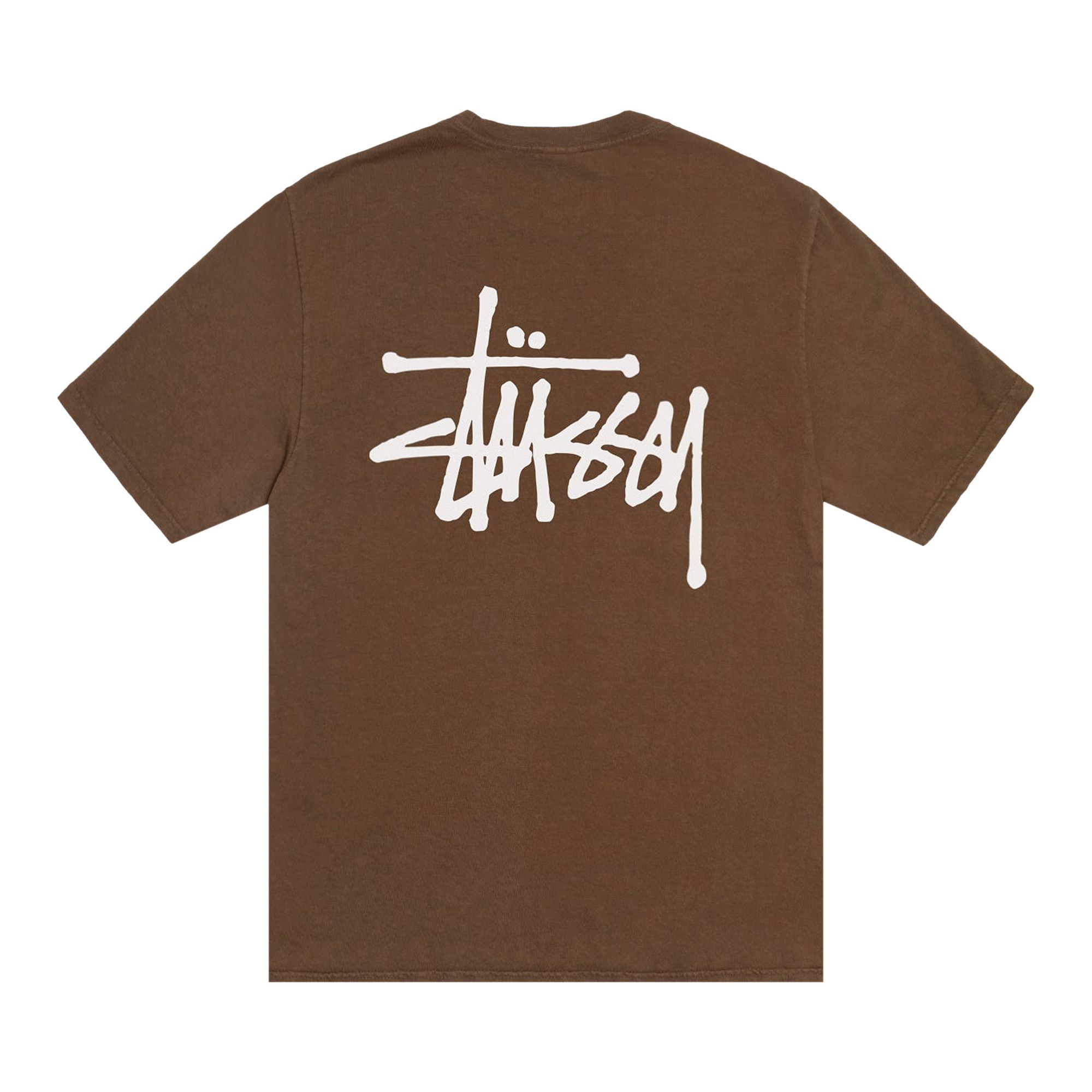 【Stussy】 Built To Last Pigment Dyed T-Shirt Brown BUILT TO LAST PIGMENT DYED TEE (BROWN) – Capsul